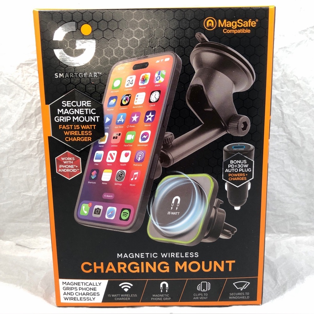 MAGNETIC WIRELESS CHARGING MOUNT - Picture 6 of 14